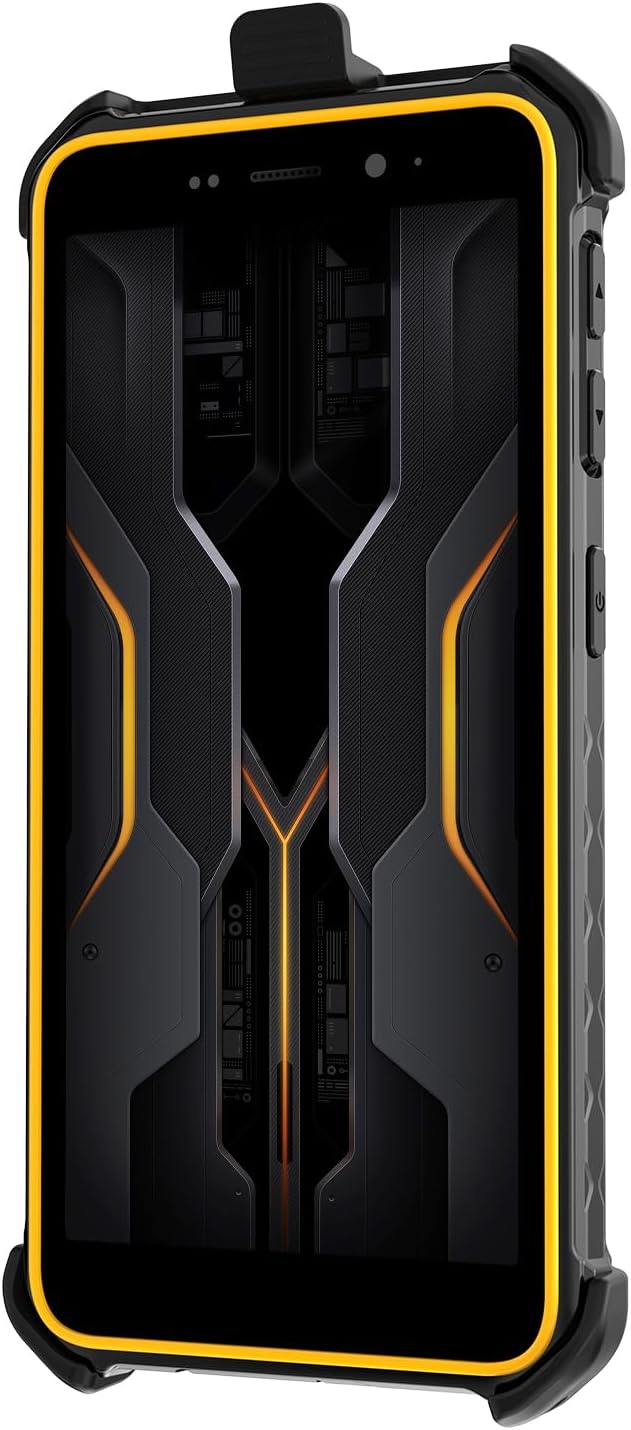 Ulefone Armor X12/Pro Multifunctional Protective Case Original TPU Black Case Armor X12/Pro with Back Clip Carabiner