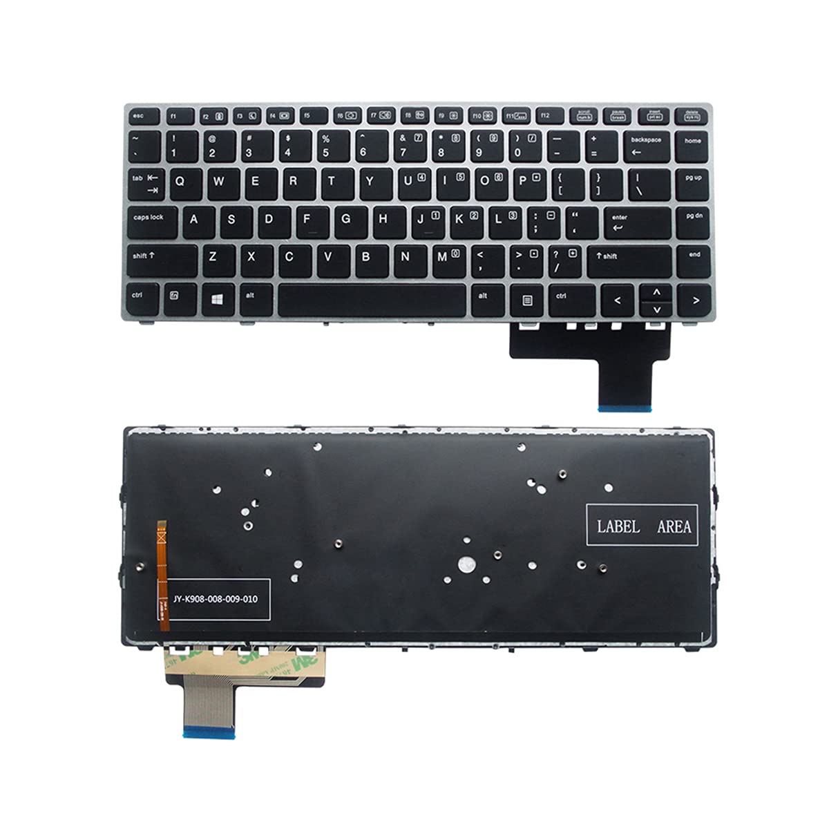 Keyboard for HP EliteBook Folio 9470M 9480M US Backlit With pointer