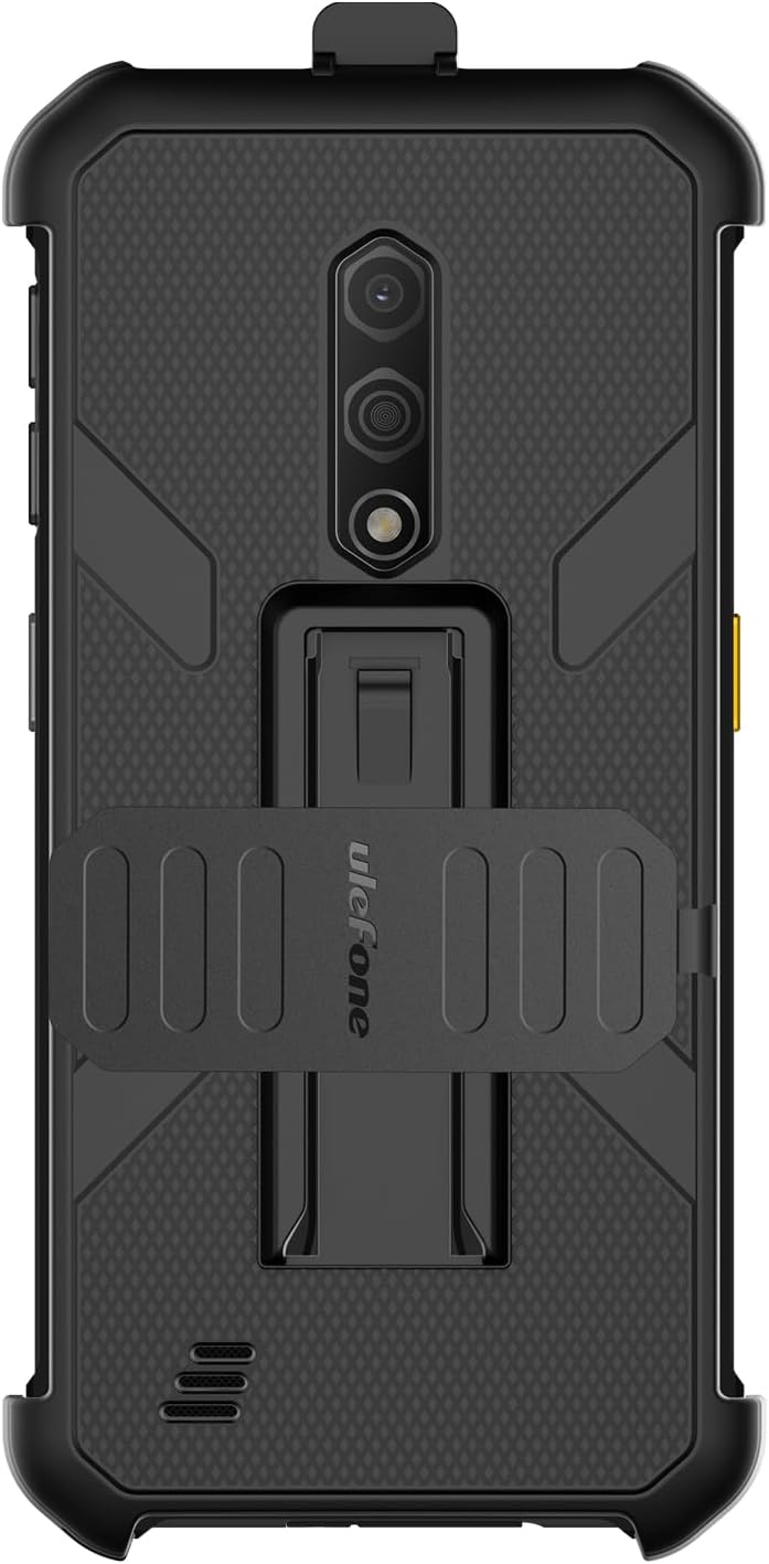 Ulefone Armor X12/Pro Multifunctional Protective Case Original TPU Black Case Armor X12/Pro with Back Clip Carabiner