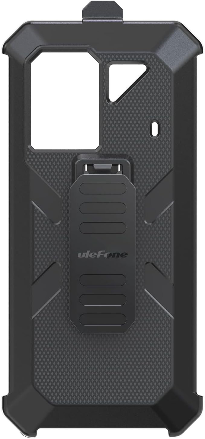 Ulefone Power Armor 18T/18/19/19T Multifunctional Protective Case Original TPU Black Case Power Armor 18T/18/19/19T with Back Clip Carabiner