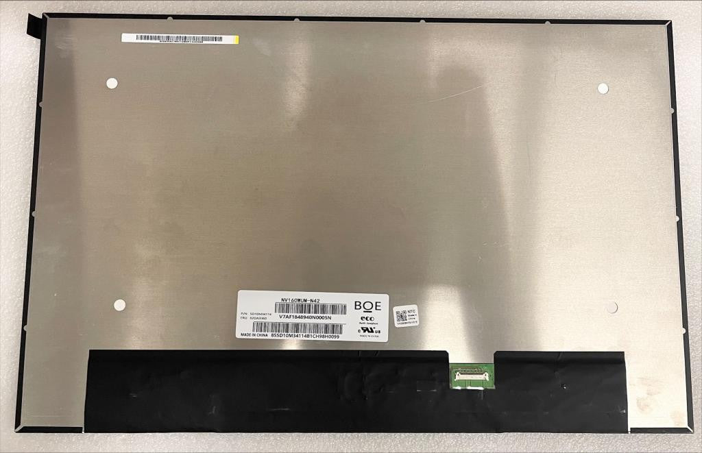 Laptopking Replacement Screen for N160JCA-GEA 16.0" 1920×1200 30 pins 60Hz LCD Display Screen Digitizer Assembly Repair Replacement Panel