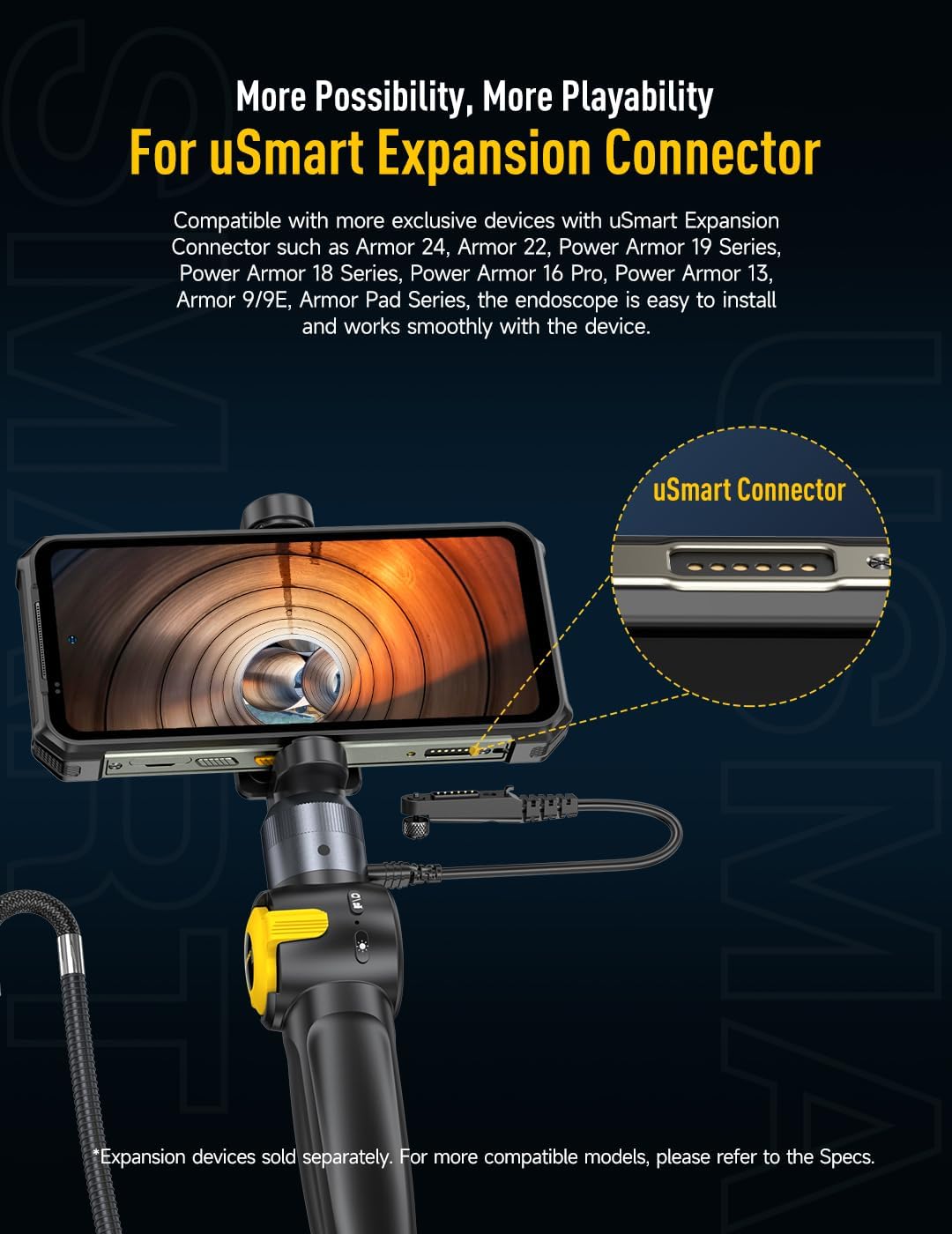 Ulefone uSmart E03 Ulefone Endoscope for Armor 24, Armor 21, Armor 19T, Armor 19, Armror 18T, Armor 18, Armor 16 Pro, Power Armor 13, Armor 9, Armor 9E Armor Pad, Ulefone Smartphone sale
