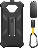 Ulefone Armor X13 Multifunctional Protective Case Original TPU Black Case Armor X13 with Back Clip Carabiner