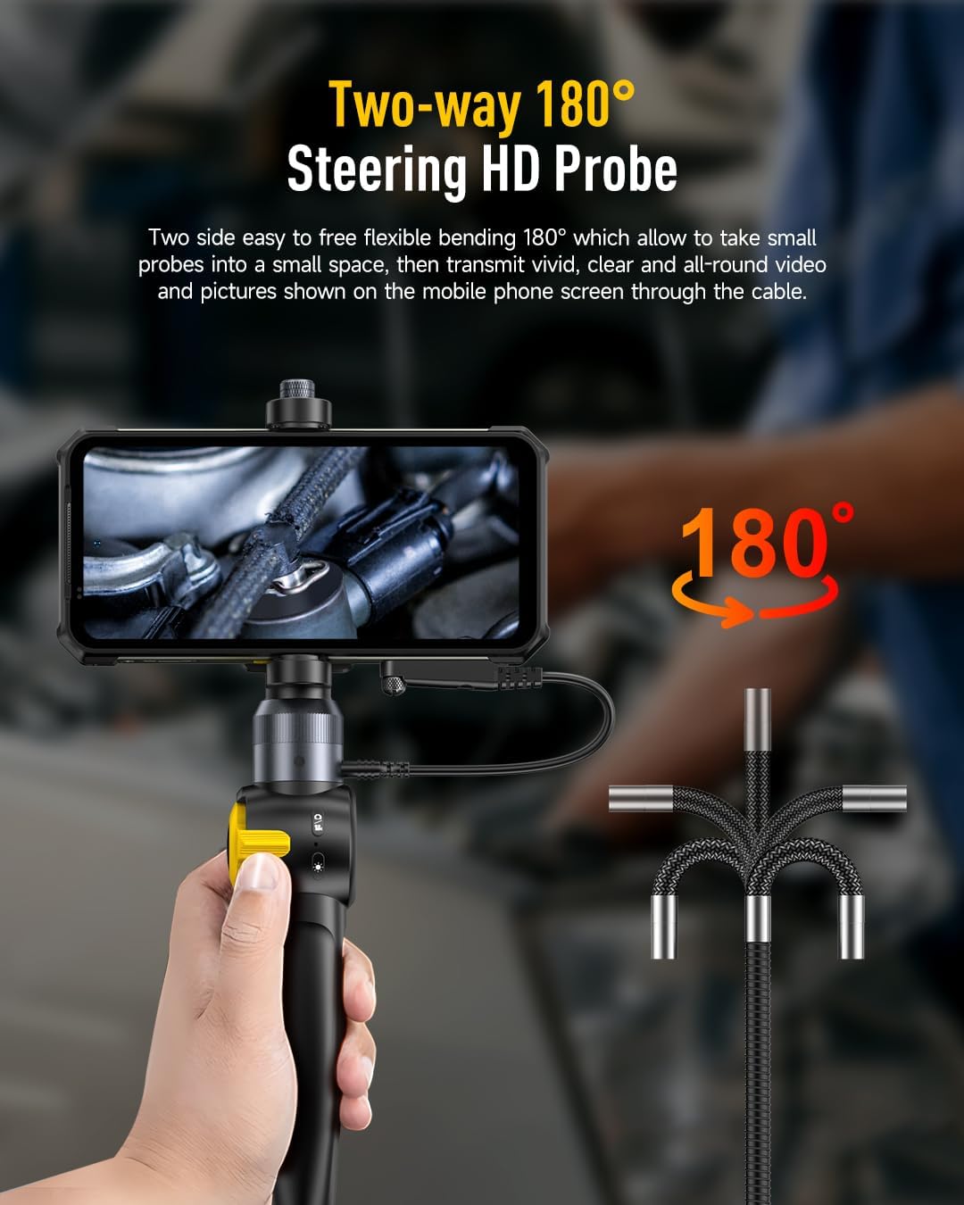 Ulefone uSmart E03 Ulefone Endoscope for Armor 24, Armor 21, Armor 19T, Armor 19, Armror 18T, Armor 18, Armor 16 Pro, Power Armor 13, Armor 9, Armor 9E Armor Pad, Ulefone Smartphone sale
