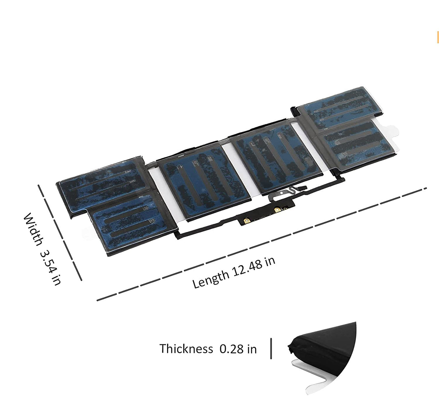 Laptopking A1820 Laptop Battery for MacBook Pro 15 inch A1707 Late 2016 Mid 2017 EMC 3162 3072 Series MLH32LL/A MLH42LL/A MLW72LL/A MLW72HN/A MLW82LL/A MPTR2LL/A MPTW2LL/A 11.4V 76Wh