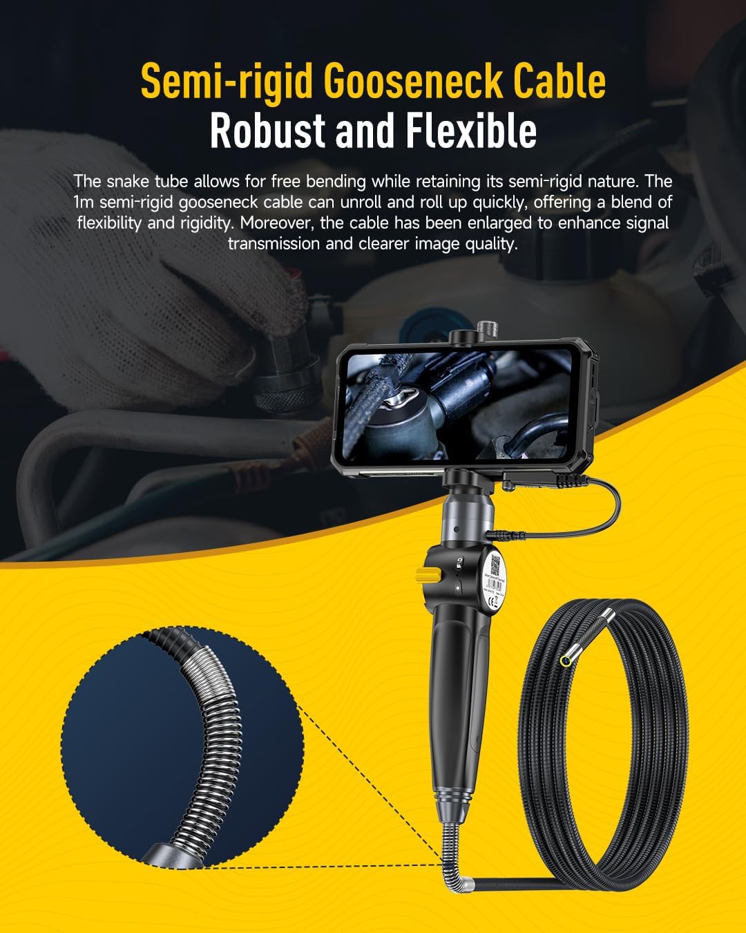 Ulefone uSmart E03 Ulefone Endoscope for Armor 24, Armor 21, Armor 19T, Armor 19, Armror 18T, Armor 18, Armor 16 Pro, Power Armor 13, Armor 9, Armor 9E Armor Pad, Ulefone Smartphone sale