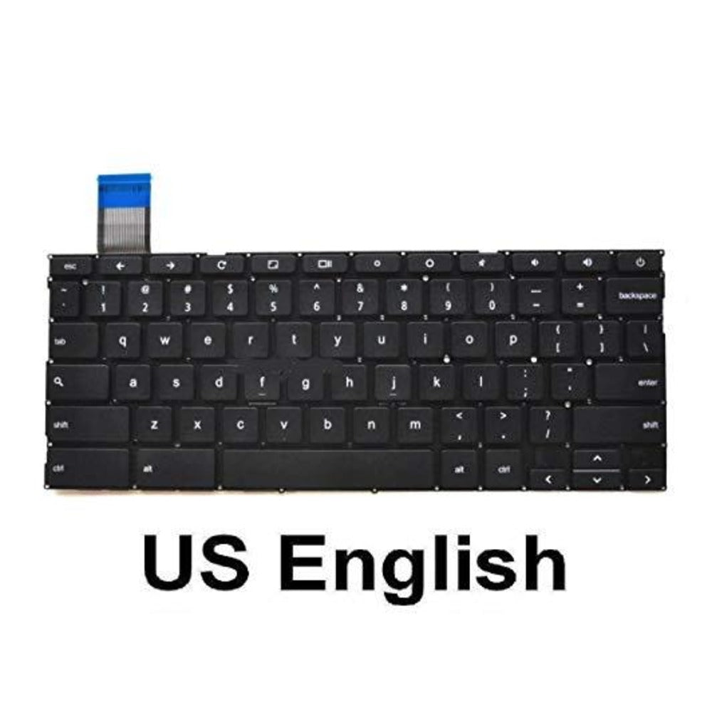 Keyboard for Asus Chromebook C210 C210P C210PA Series Laptops Black US Layout