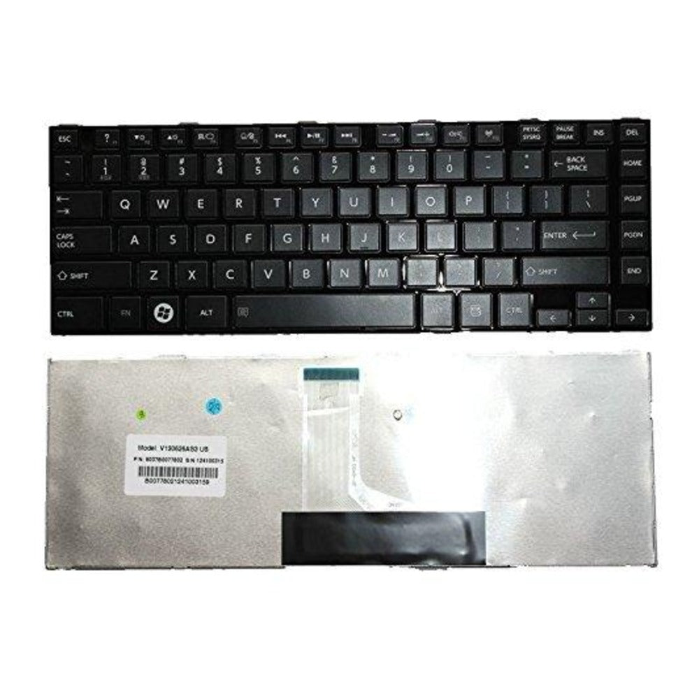 Replacement Keyboard Toshiba Satellite C800 C805 C800D C840 C840D C845 C845D L800 L805 L830 L835 L840 L840D L845 L845D M800 M800D M805 M805D AEBY3U02110-US AEBY3UO2110-US LKB-TO15BF -US Layout (Black With Frame) 90-day Warranty LaptopKing