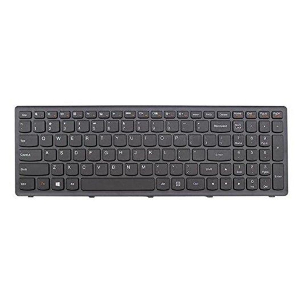 Replacement Keyboard for Lenovo Ideapad - Several Models Available - 90-day Warranty LaptopKing Keyboard (Flex 15 Series G500S G505S G510S S510 S510P Z510, Grey Frame) US Layout