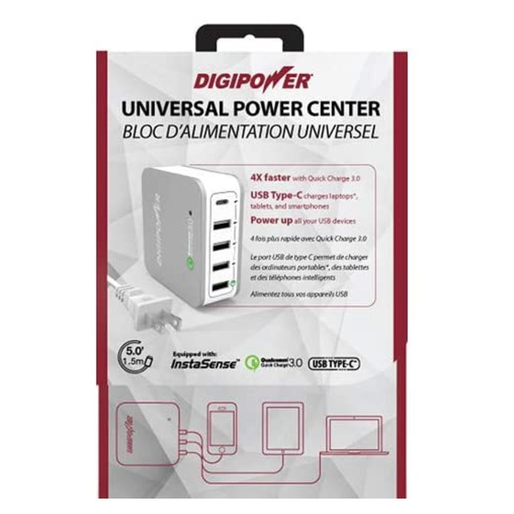 Digipower CT-QC22405 5 Port Home Charger