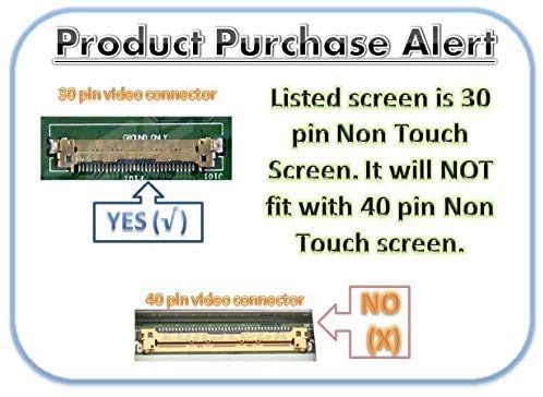 LaptopKing Replacement for T470S Laptop LCD Screen Touch 14.0" Full-HD LED (1920x1080) R140nwf5 R1 30 Pin Narrow