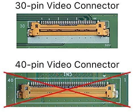 LaptopKing New Replacement LCD Screen for B173RTN02.2 H/W:1A 17.3 LED LCD Screen 1600X900 for HP eDP 30PIN Slim