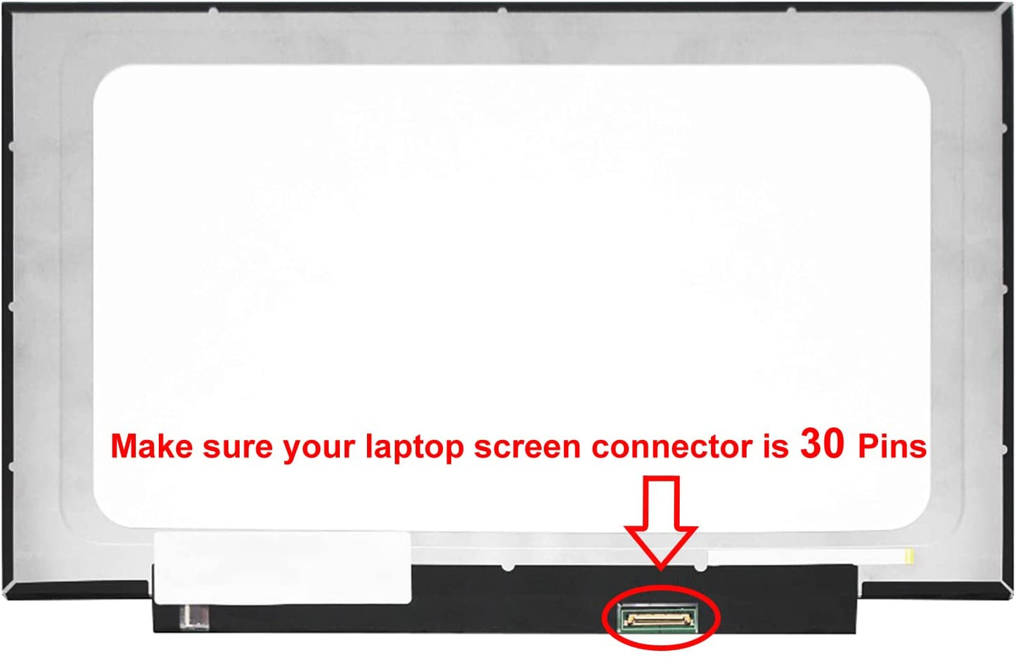 LaptopKing Replacement LCD Screen for NV156FHM-N48 Narrow Without brackets15.6 inch 1920 * 1080 - Matte