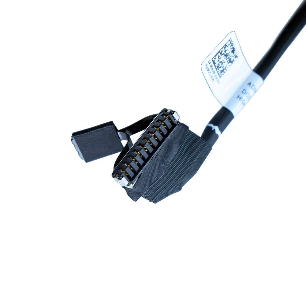 LaptopKing Replacement Power Connector Cable Compatible with Latitude E5570 Precision 3510 DC020027Q00 G6J8P 0G6J8P 14.7 CM