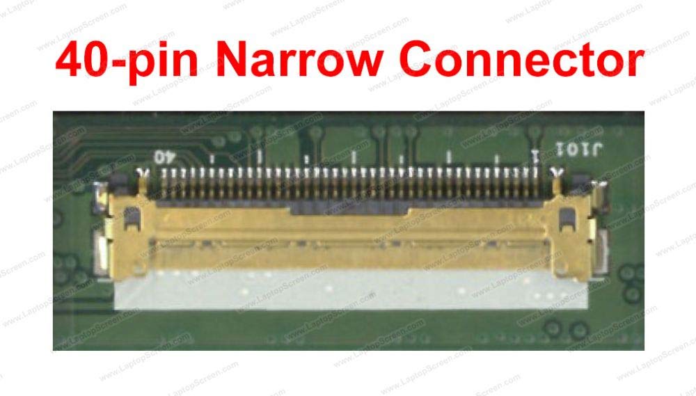 LaptopKing New Replacement Screen for HD 15.6-inch Widescreen 40 pin Narrow Video Connector (1366x768) NT156WHM-T02 V8.0