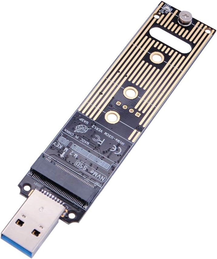 Laptopking NVME USB Adapter, M-Key NGFF NVME to USB