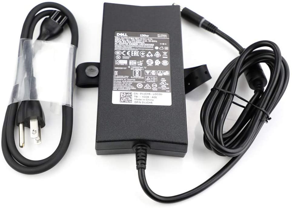 Dell 130W Slim Design Charger Big pin AC Power Adapter for Dell Family-13,FC892,HP-AD130B13P,IM-M150727,K5294,NADP-130AB B,NADP-130ABB,PA-1131-02D,pa13,PA-13,100% Compatible with PA-4E Family,PA-13 Family