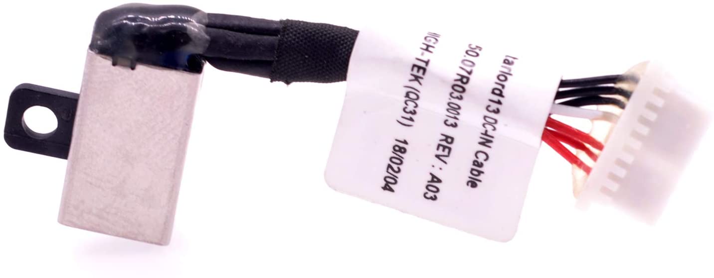 Laptopking DC Jack for Dell Inspiron 15 7570 7573 15-7570 15-7573 0JDX1R DC Power Jack Charging Cable