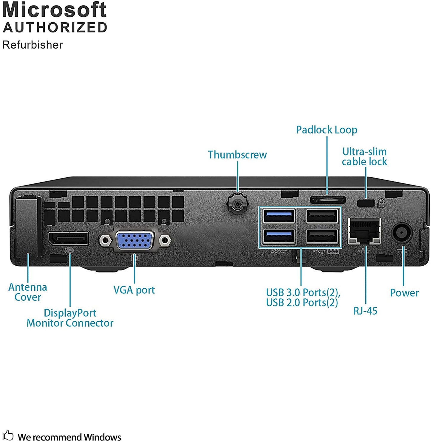 HP Prodesk 600 G1 mini i3 4th Gen 8G, 120G ssd Sale
