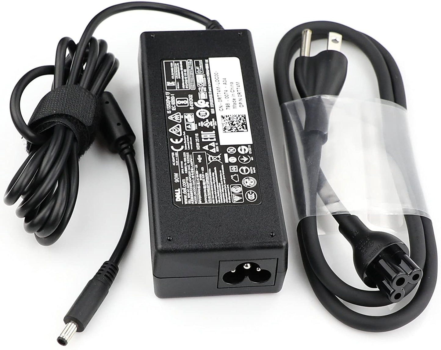 Dell 90W Replacement AC Adapter for Dell XPS 13 (L321X) / (L322x), 13 (9343), XPS 12 (9Q23) / (9Q33), 11 (9P33), 100% Compatible with P/N: RT74M, 0RT74M, VRJN1, LA90PM111, PA-1900-32D5 New Original