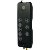 General Electric 8-Outlet Surge Protector– Black 27668 - Laptop King