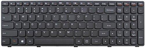Replacement Keyboard for Lenovo Ideapad - Several Models Available - ***1 Year Warranty*** LaptopKing Keyboard (IdeaPad G500 G510 G505 G700 G710, Black, Black Frame) US Layout - Laptop King