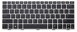 Replacement Keyboard for HP/Compaq Pavilion HP EliteBook HP Envy - All Models Available - ***1 Year Warranty*** LaptopKing Keyboard (Elitebook Revolve 810 G1 G2, Black, Silver Frame) US Layout - Laptop King