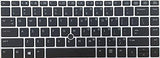 Replacement Keyboard for HP/Compaq Pavilion HP EliteBook HP Envy - All Models Available - ***1 Year Warranty*** LaptopKing Keyboard (EliteBook Folio 9470M, Black, Silver Frame) US Layout - Laptop King