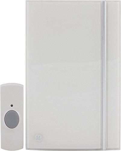 19244 Wireless Door Chime White with 1 Grey PushButton, 32-Melody - Laptop King