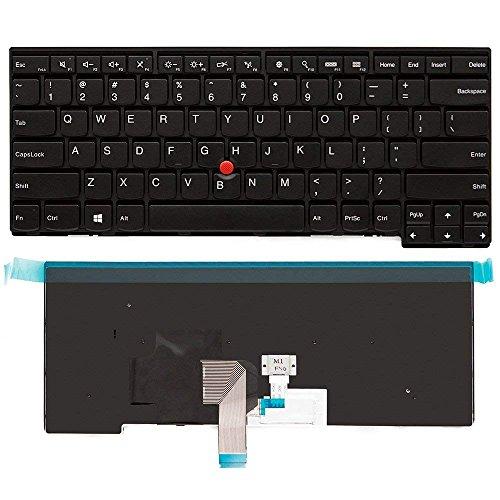 Replacement Keyboard for Lenovo Ideapad - Several Models Available - ***1 Year Warranty*** LaptopKing Keyboard (Lenovo T450 T450S L450 T440 T440E T440P, Black) - Laptop King