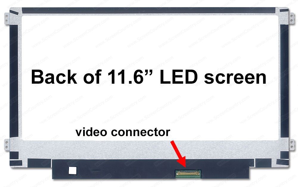 LaptopKing New Replacement LCD Screen for B116XW03 11.6-inch WideScreen 40 pin