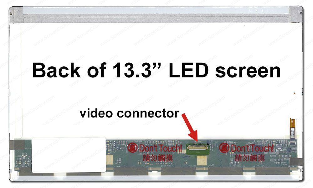 LaptopKing New Replacement LCD Screen for N133B6-L02 REV.C1 13.3-inch WideScreen 40 pin