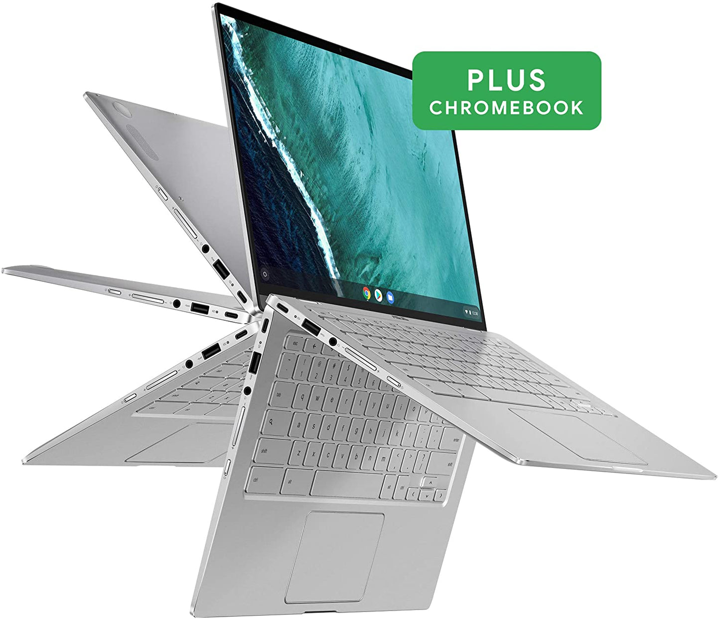 ASUS Chromebook Flip C434TA-Q1-CB 14" Chromebook, Intel Core M3 8100Y, 4 GB LPDDR3, 64 GB eMMC, Bilingual Sale