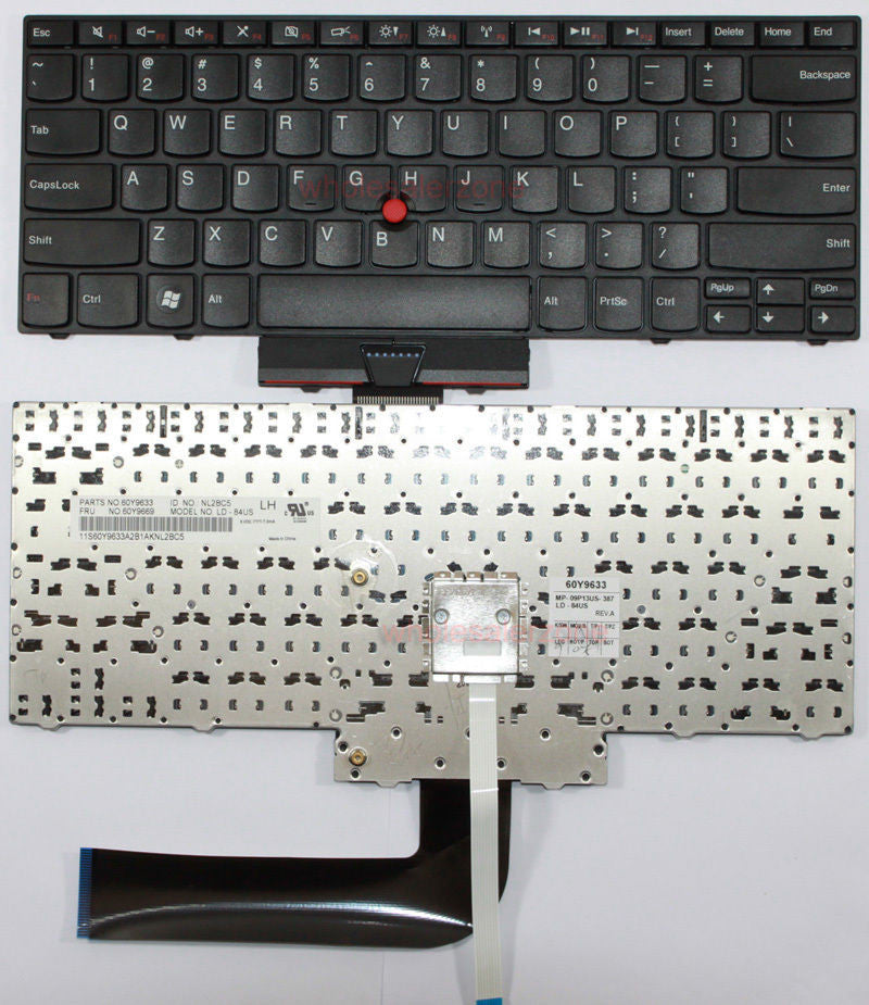 Lenovo Thinkpad Edge 15" E50 14" 15" E40 Keyboard US W/Point 60Y9597 60Y9669 - Laptop King