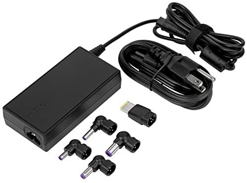 Targus APA790USO 90W Universal Semi-Slim Notebook AC Power Adapter w/5 Power Tips for Acer, ASUS, Dell, HP & More