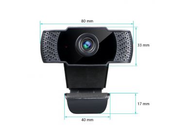 Vimtag Portable webcam 1080P HD with microphone for skype, video calls , USB Plug and Play