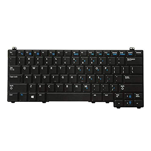 Keyboard for Dell Latitude E5440 Series Laptop Black US Layout 0Y4H14 Y4H14 No Pointer No Backlight