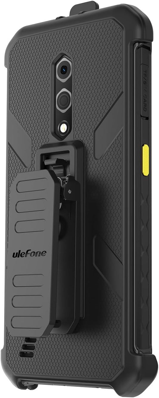 Ulefone Armor X12/Pro Multifunctional Protective Case Original TPU Black Case Armor X12/Pro with Back Clip Carabiner