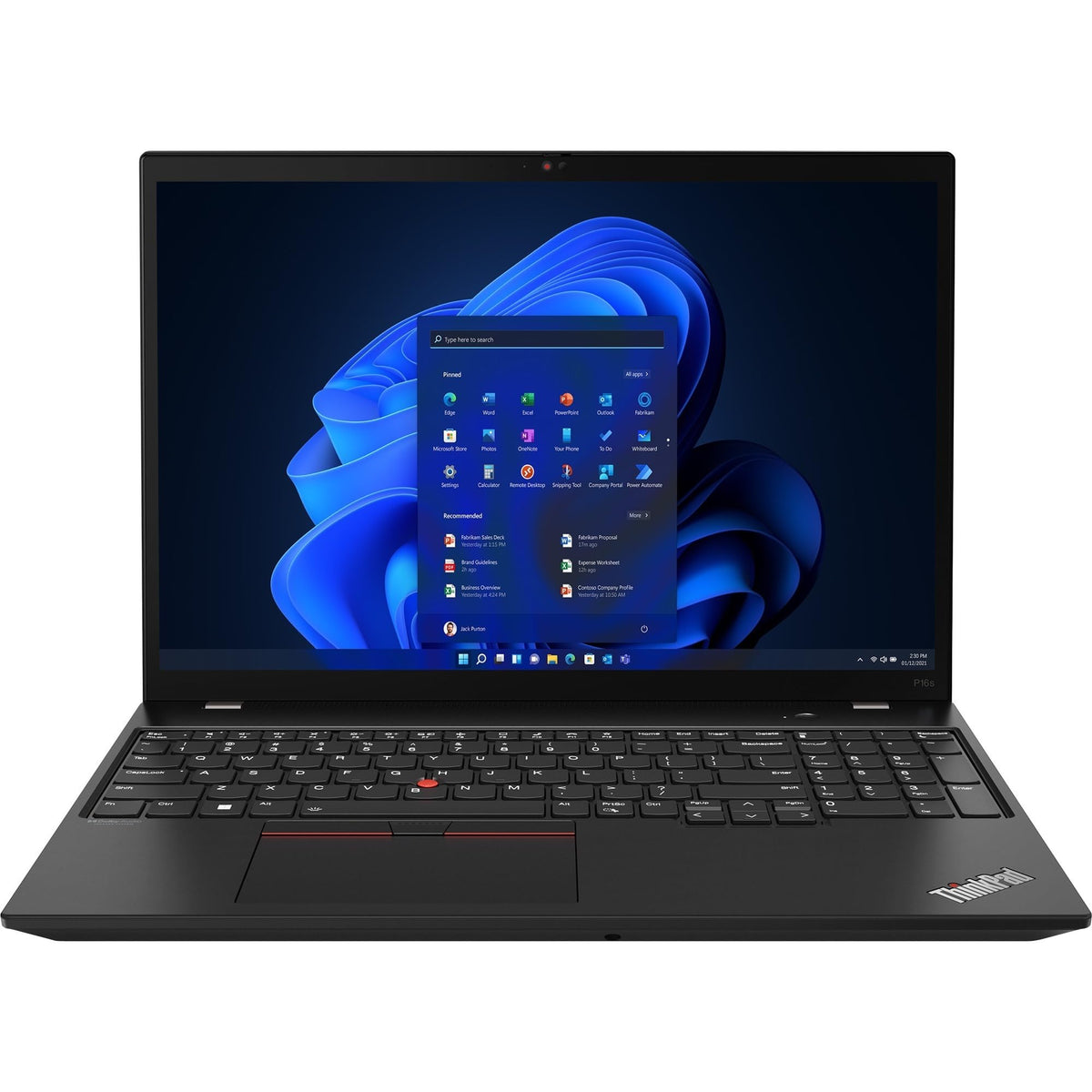 Lenovo ThinkPad P16s Gen1 16" AMD Ryzen 7 Pro 6850U 32GB 1TB SSD W11 Pro — LK-LAP-LEN-0158