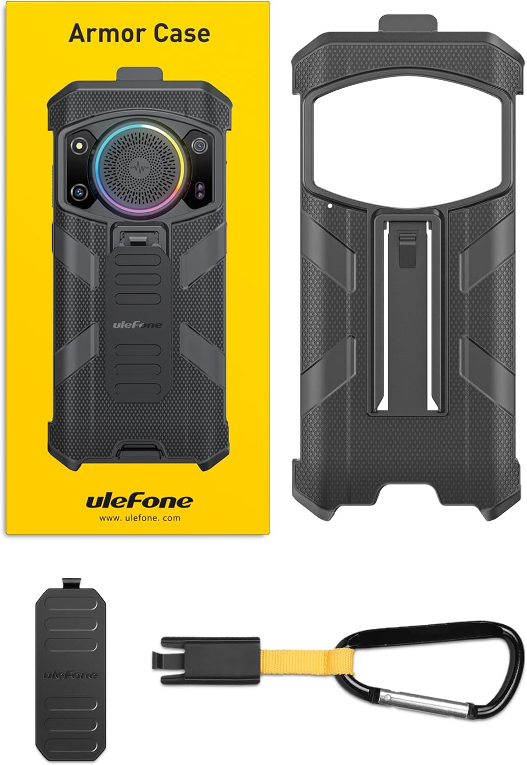 Ulefone Armor 21 Protective Case Power Armor 21 Case Multifunctional Protective Case Armor 21 Smartphone Armor 21 Case Black Material: PC