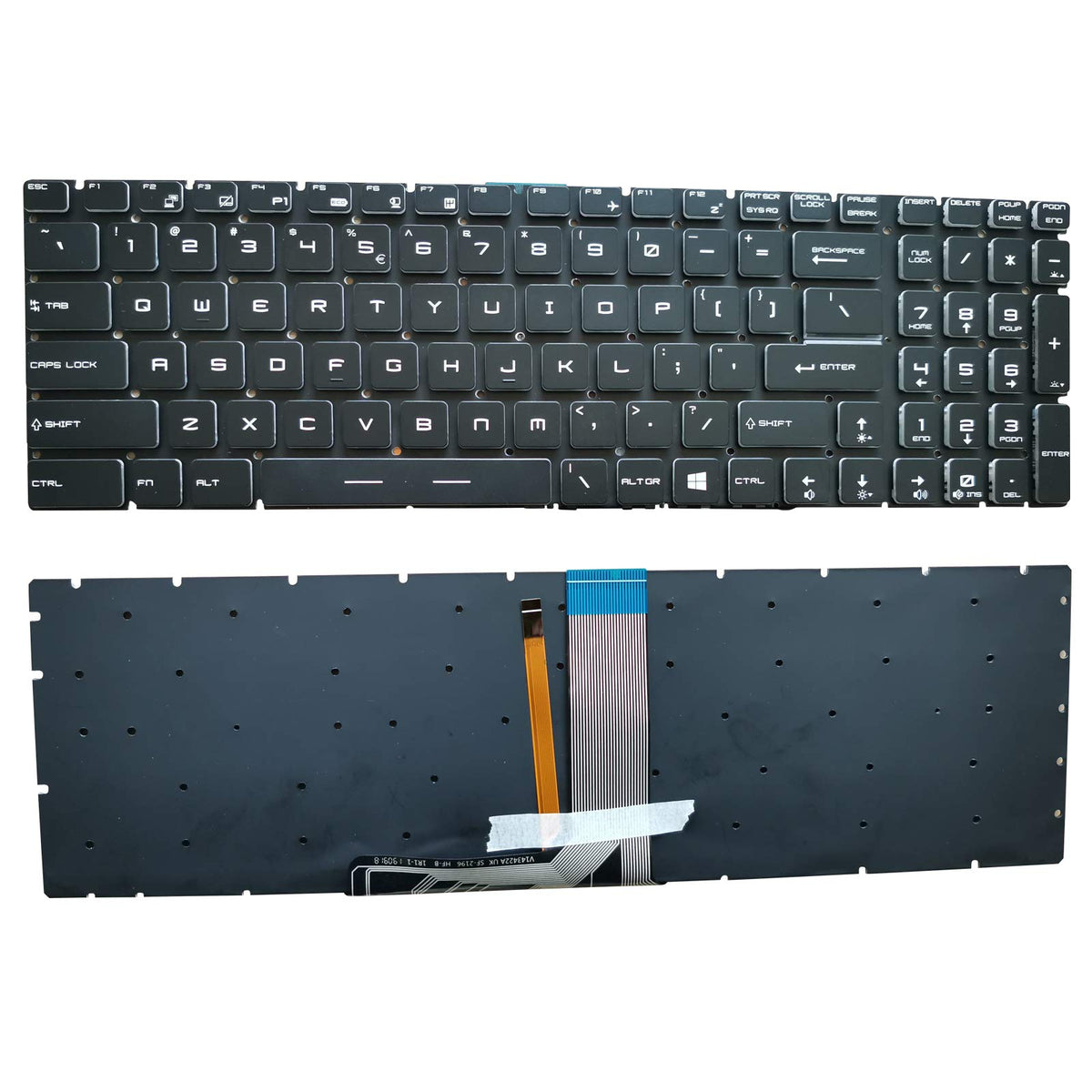 Keyboard for MSI GE600 GE603 X600 US