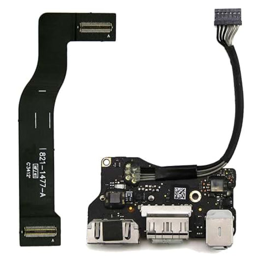 DC Power Jack I/O Board Replacement for MacBook Air 13" A1466 MD760 820-3455-A (Mid 2013, 2014, 2015, 2017)