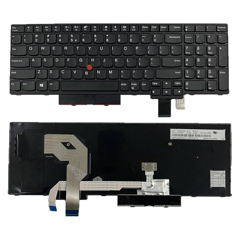 Keyboard for Lenovo ThinkPad T580 P52S US