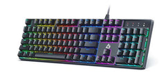 AUKEY KMG16 Mechanical Keyboard Blue Switches 104key sale