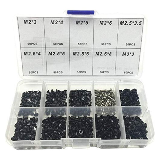 500pcs Laptop Notebook Computer Screws for HP Dell Lenovo Samsung Gateway Acer Toshiba Laptops