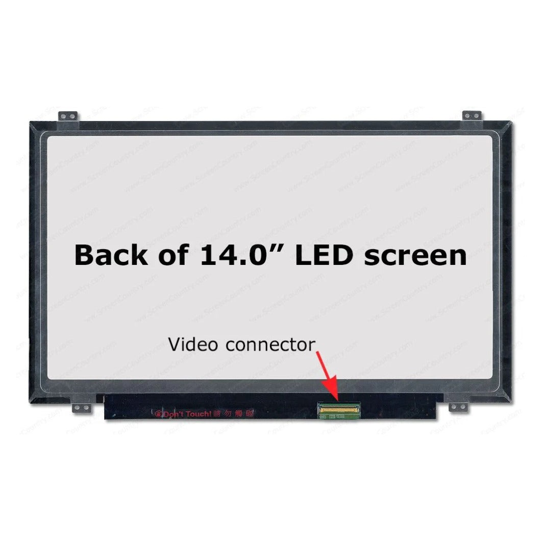 LCD Screen 14 inch with 40 pin video converter