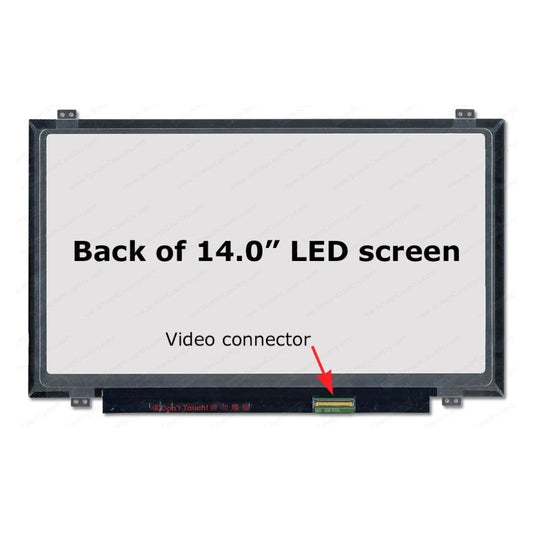 LCD Screen 14 inch with 40 pin video converter