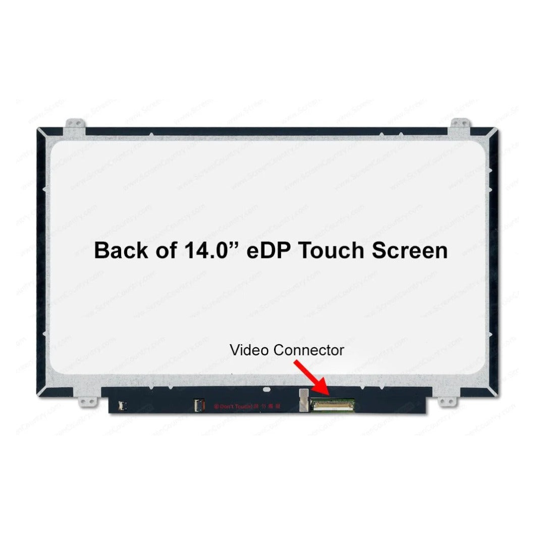 Screen Replacement for B140XTK01.0 HW2A, HD 1366x768, OnCell Touch
