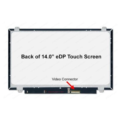 Screen Replacement for B140XTK01.0 HW2A, HD 1366x768, OnCell Touch