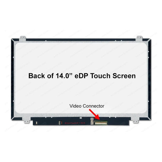 Screen Replacement for B140XTK01.0 HW2A, HD 1366x768, OnCell Touch
